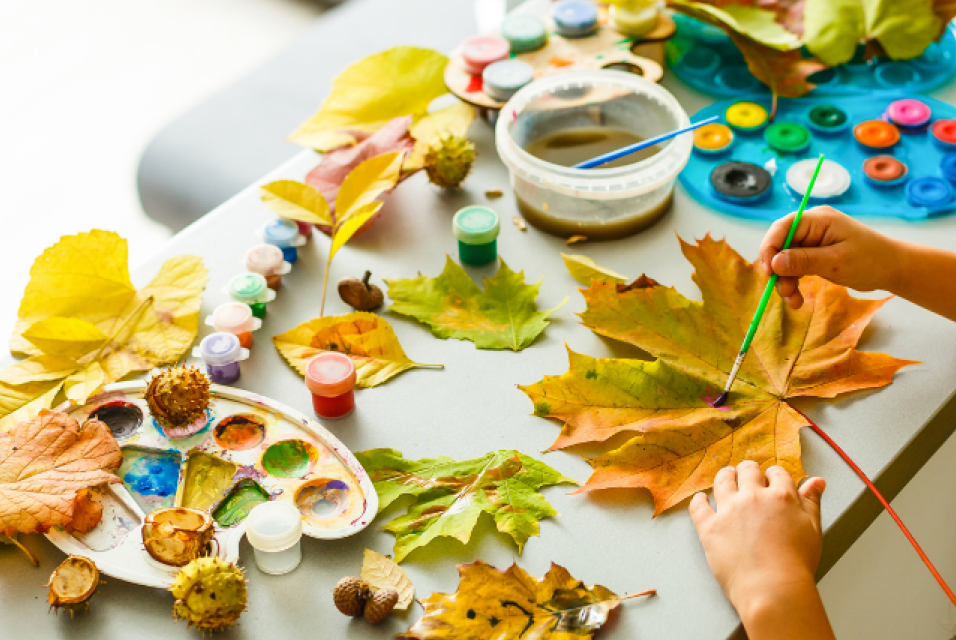 Leaf Painting